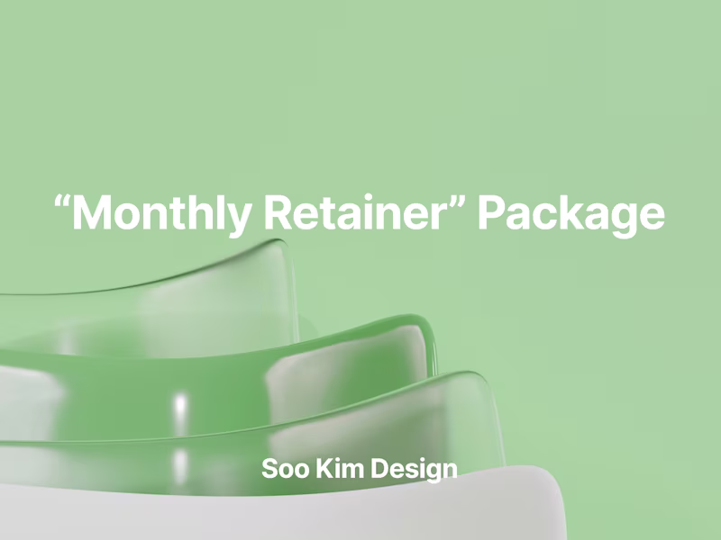 Cover image for “Monthly Retainer” Package