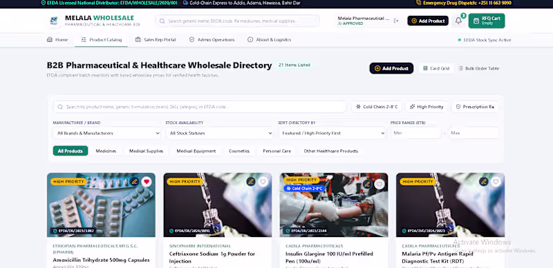 Cover image for Melala Pharmaceutical Wholesale is a