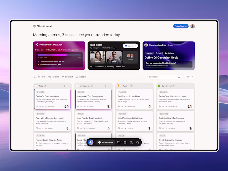 Cover image for Stackboard is a task management