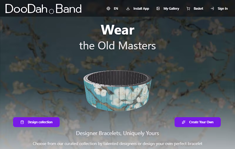 Cover image for An online platform offering custom-designed