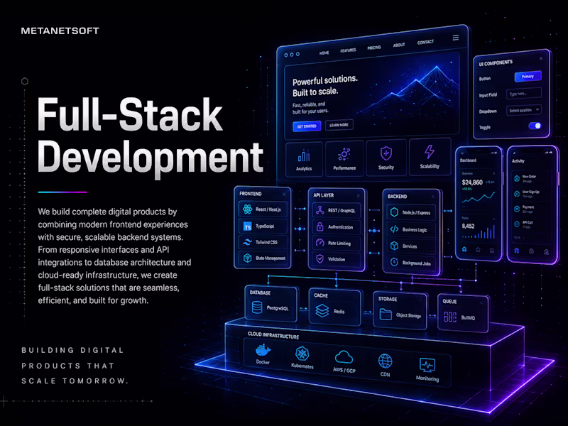 Cover image for Full-Stack Development for Scalable Web Products