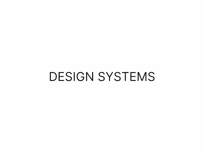 Cover image for Design Systems