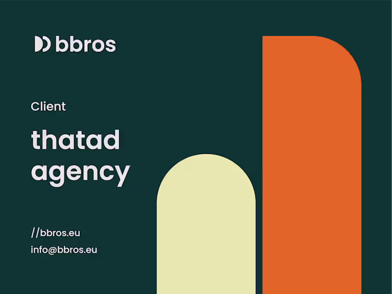 Cover image for That ad agency / Brand Identity