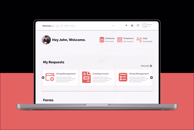 Cover image for Process Clerk Immigration Web Application