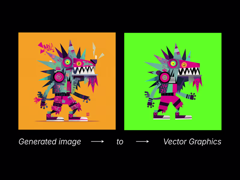 Cover image for Generated Image to Vector Graphics!