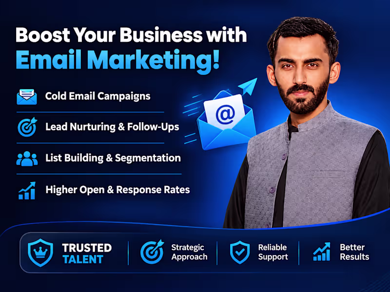 Cover image for I will create personalized b2b cold email outreach campaigns