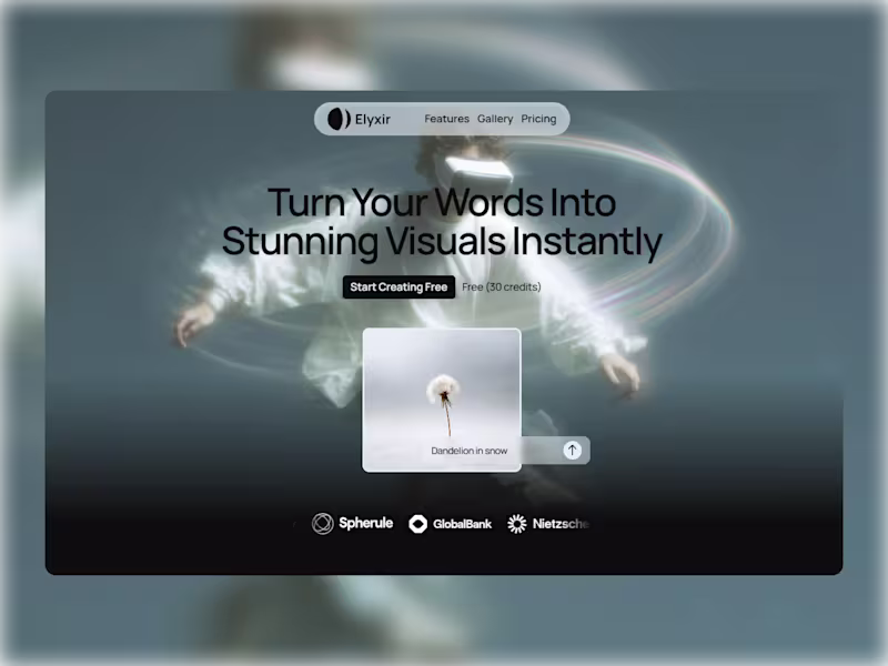 Cover image for Elyxir is a sleek, modern