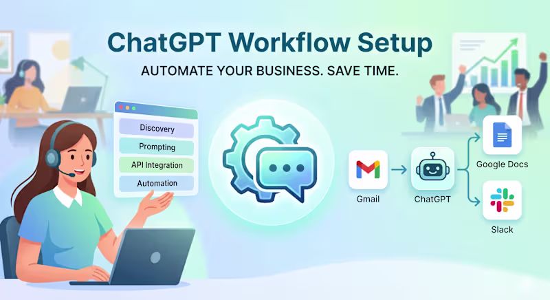 Cover image for build custom ChatGPT workflow automation and AI agents