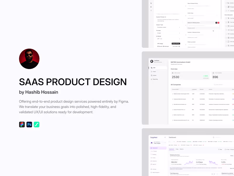 Cover image for Saas Product Design