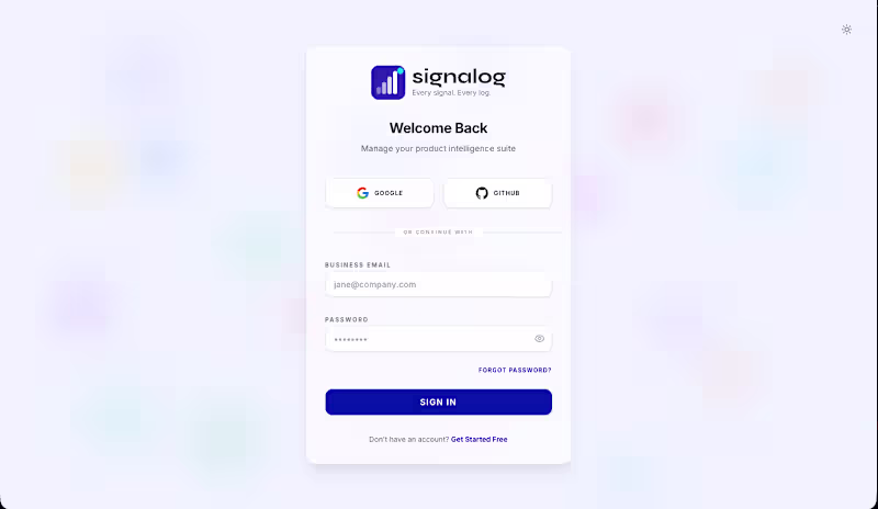 Cover image for Signalog App — Product Analytics,