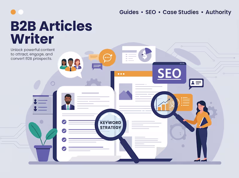 Cover image for Blog content writing for B2B SaaS