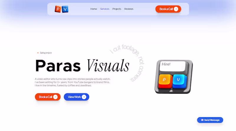 Cover image for Professional Website Design for Paras