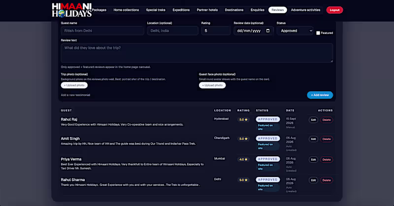 Cover image for Built a custom admin panel