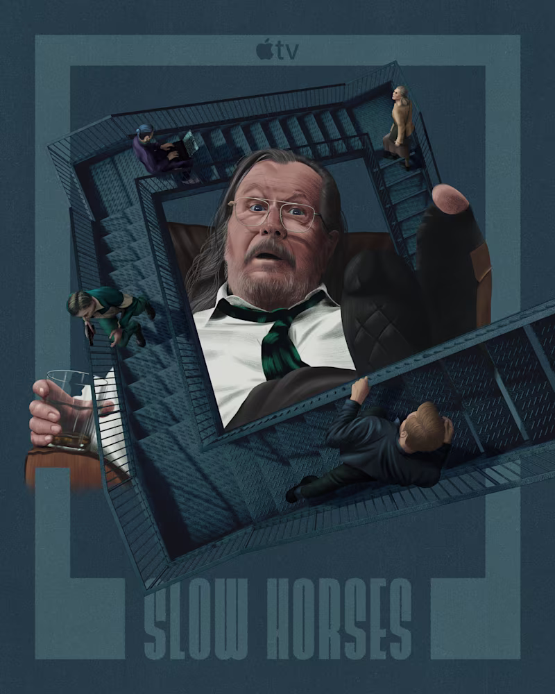 Cover image for Slow horses