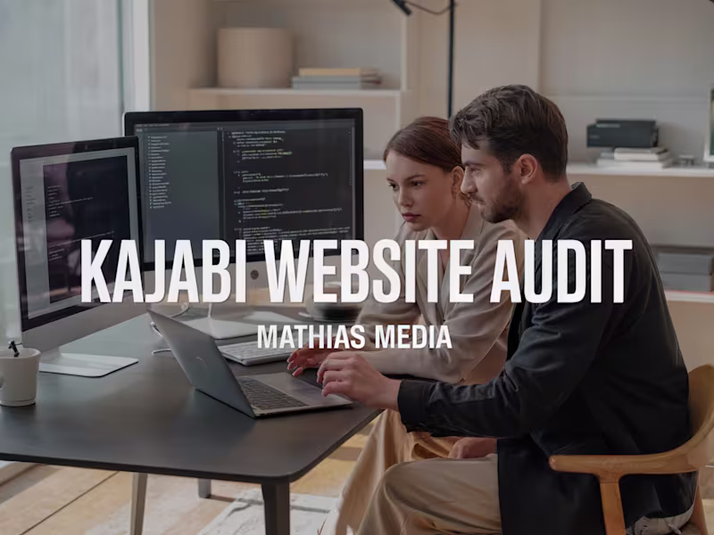 Cover image for Kajabi Website Audit