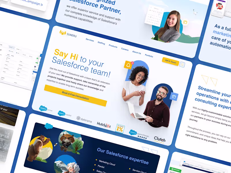 Cover image for Sumeru Inc: Website Redesign for a Digital Marketing Agency