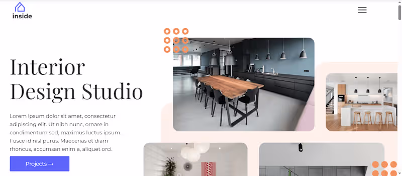 Cover image for Elegant Interior Design Website for a Seamless Client Experience