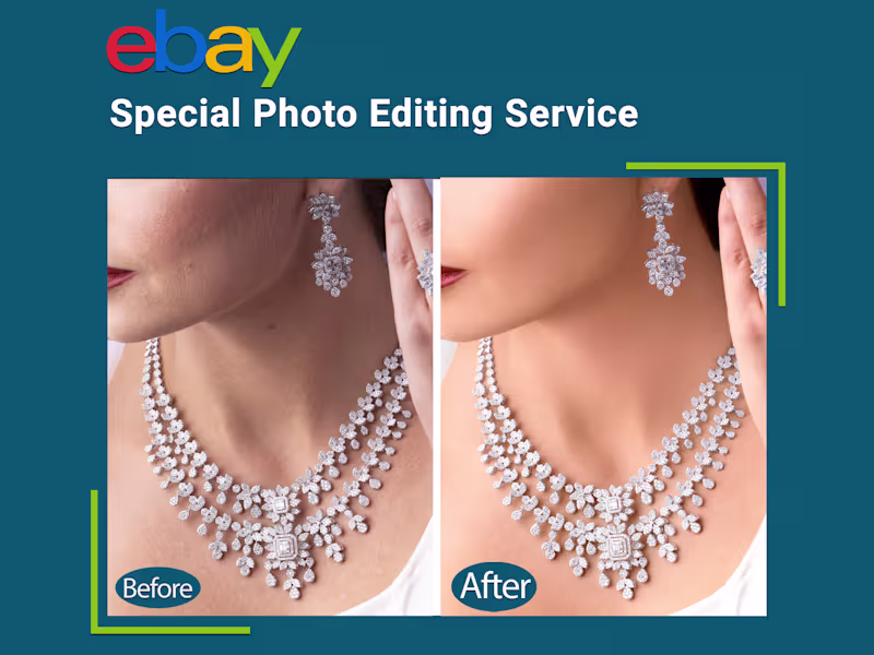 Cover image for Jewelry Retouching Services. Professional jewelry