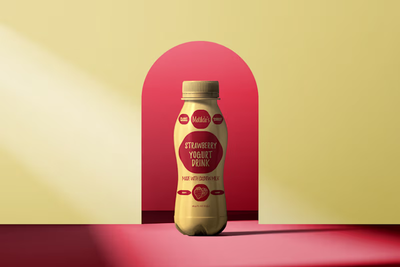 Cover image for Matilda's Vegan Yogurt Packaging Design Concept