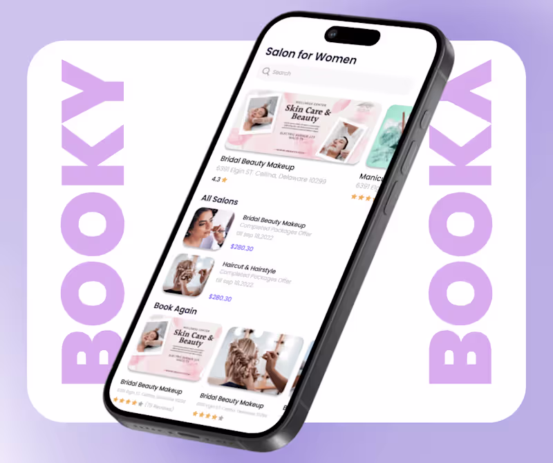 Cover image for Booky App UI