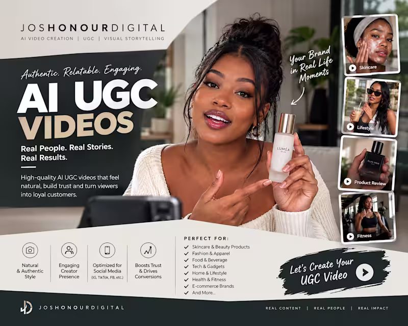 Cover image for AI UGC Product Reviews & Social Media Ads