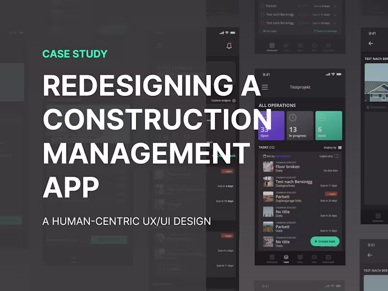 Cover image for Projektfabrik App Redesign