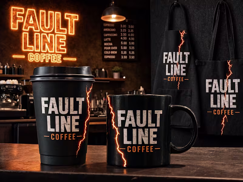 Cover image for Fault Line Coffee - Food and beverage industry 