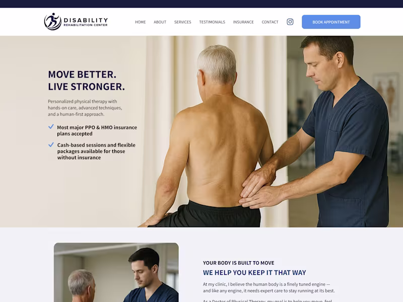 Cover image for Disability Rehabilitation Center is a