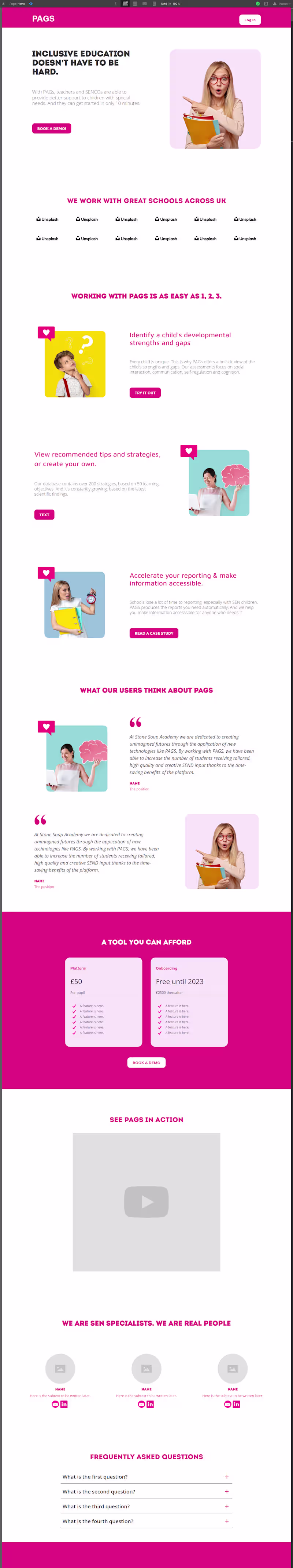 Cover image for Pagsnew Landing Page made with Webflow