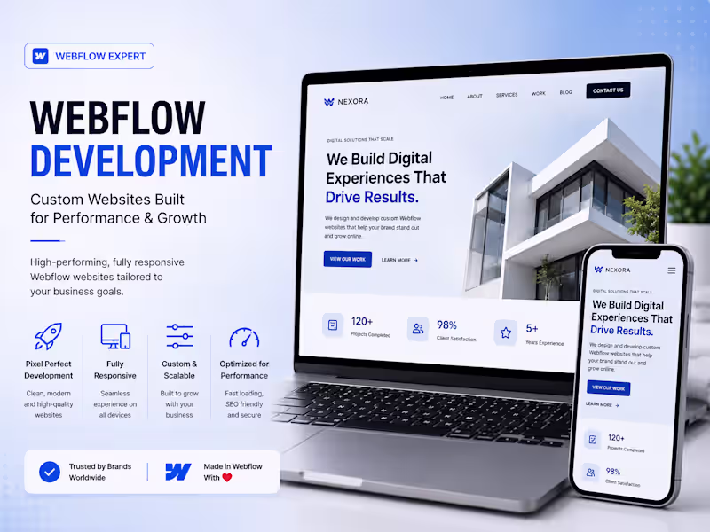 Cover image for Premium Webflow Website Development 