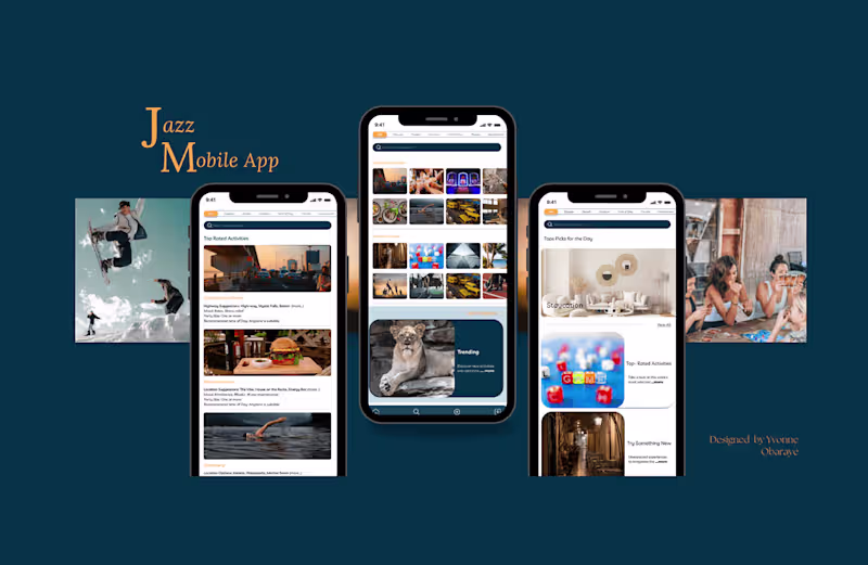 Cover image for Jazz Mobile App_ The UI Design :: Behance