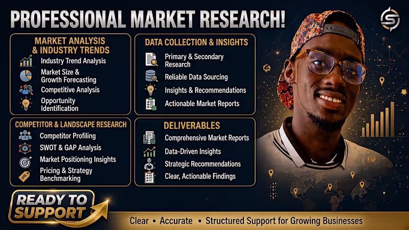 Cover image for Supplier & Market Research for Businesses 
