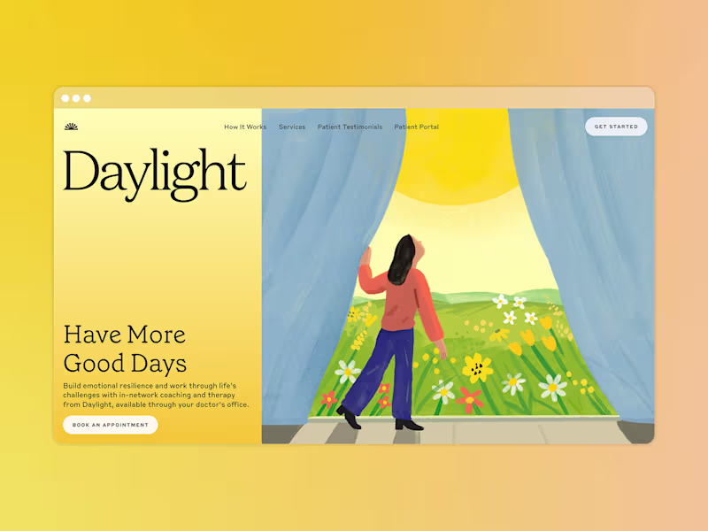 Cover image for Daylight Health Brand Identity & Web Design
