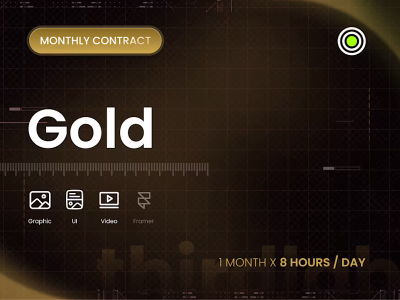 Cover image for Gold - Unlimited Monthly Service
