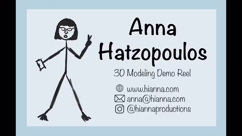 Cover image for Anna Hatzopoulos Demo Reel - YouTube