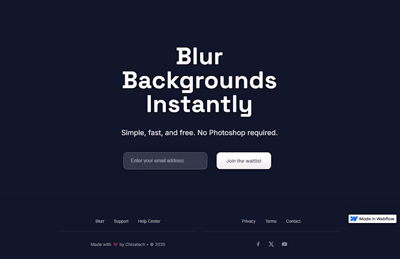 Cover image for Redesigned Outdated Landing Page with Modern UI & Glassmorph...