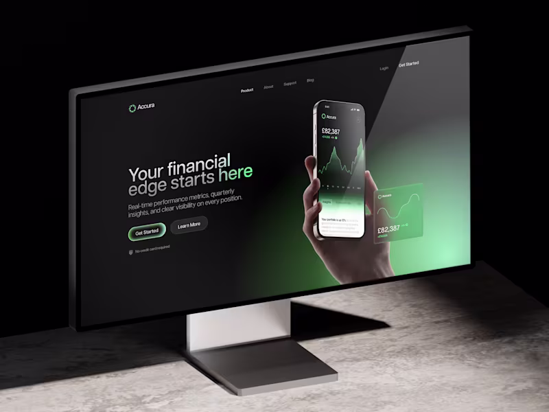 Cover image for Accura - Branding & UI Exploration