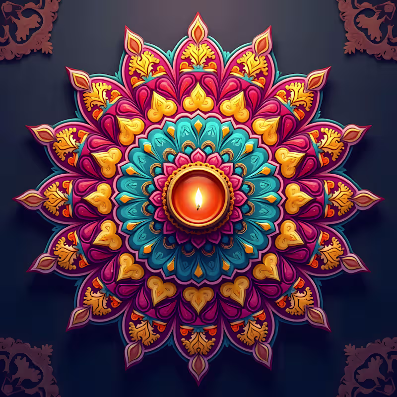 Cover image for Hindu & Diwali Festival Art — AI Stock Photography