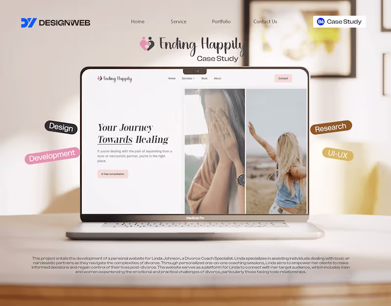 Cover image for Divorce Coach Website Design & Development | UI-UX
