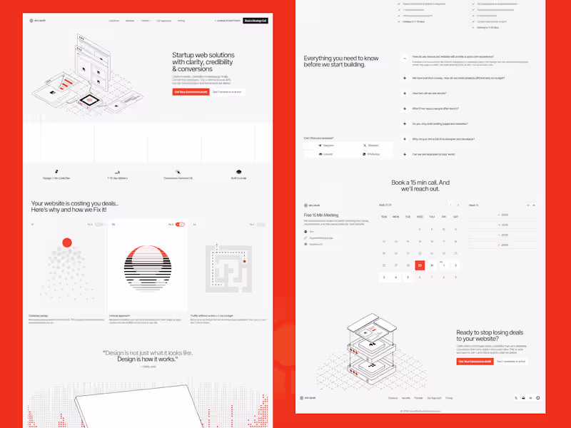 Cover image for Final Landing page design I