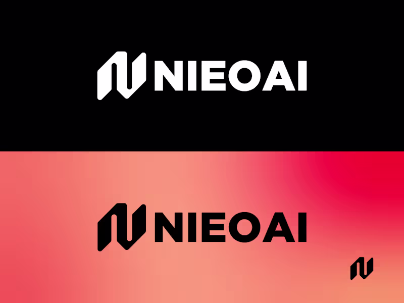 Cover image for NIEOAI, a conceptual identity for a next-gen AI system. Insp...