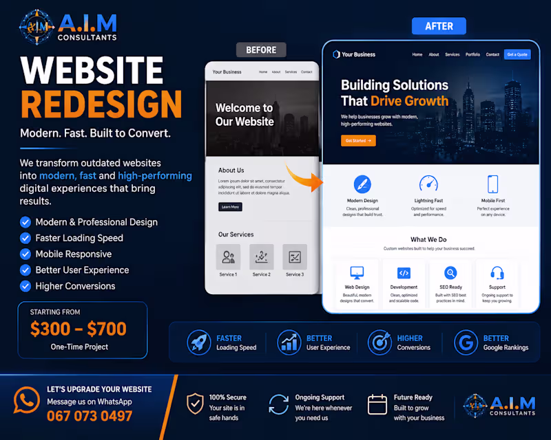 Cover image for Website Redesign