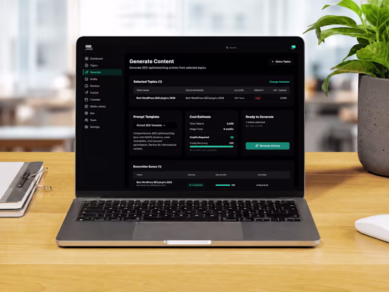 Cover image for SEOaaS: AI-Powered SEO Blog Automation Platform