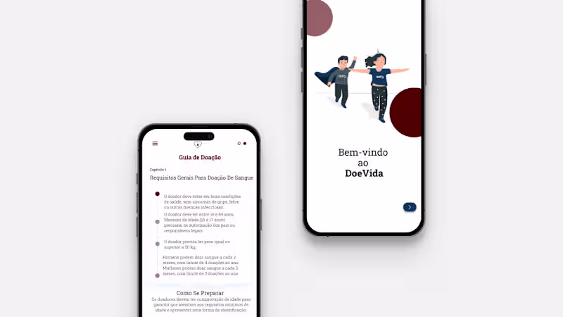 Cover image for DoeVida - Blood Donation App