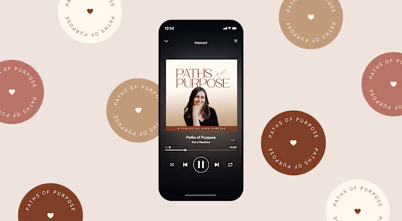 Cover image for Paths of Purpose Podcast (Visual Identity)