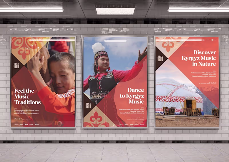 Cover image for Küü - Identity System for a Nomadic Music Festival