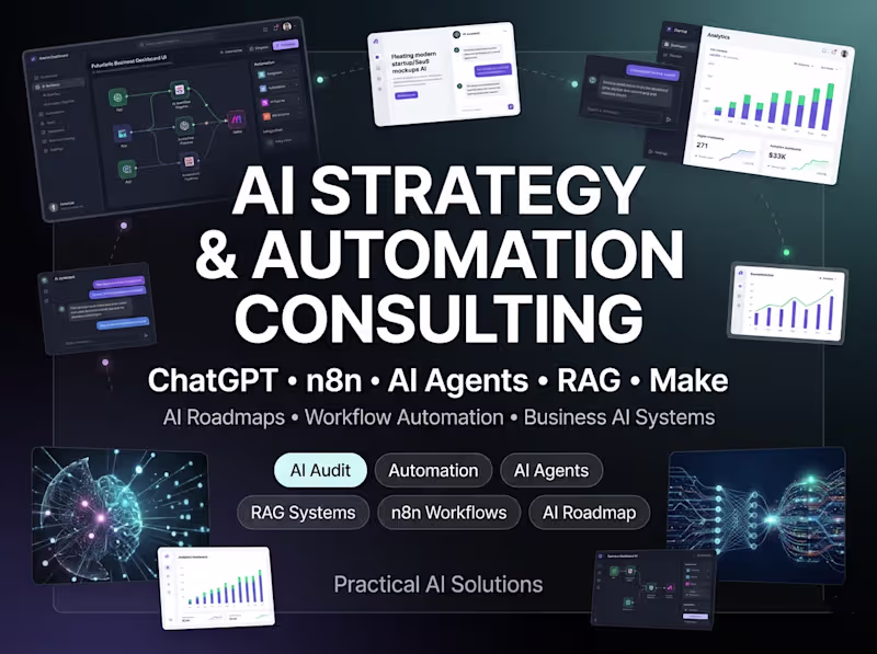 Cover image for AI Automation Consulting and Workflow Roadmap Using n8n