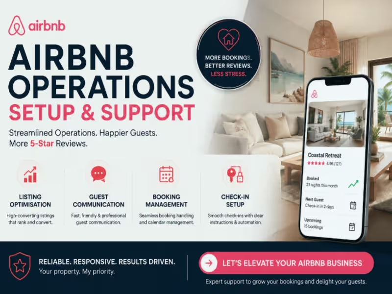 Cover image for Airbnb Operations: Setup, Systems & Support