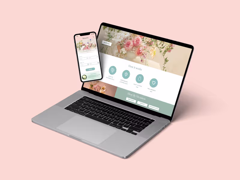 Cover image for Bloom | Mobile/web design 