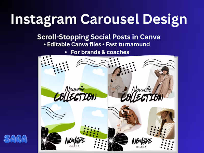 Cover image for High-Converting Instagram Carousel & Social Media Canva Designs 
